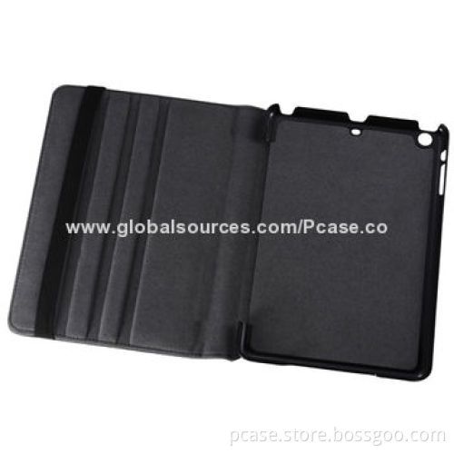 Folio Leather Case Covers for iPad Mini, with Sleep and Wake Up Function